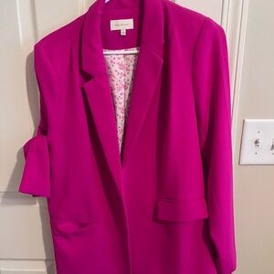 Skies are Blue Hot pink women’s blazer